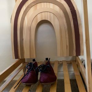 Zara baby maroon dress shoes